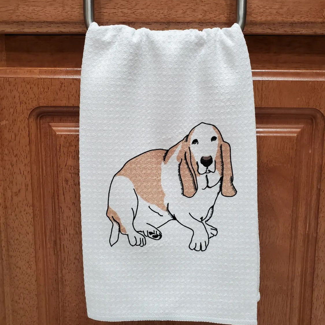 El Slobberito Basset Hound Kitchen Towel