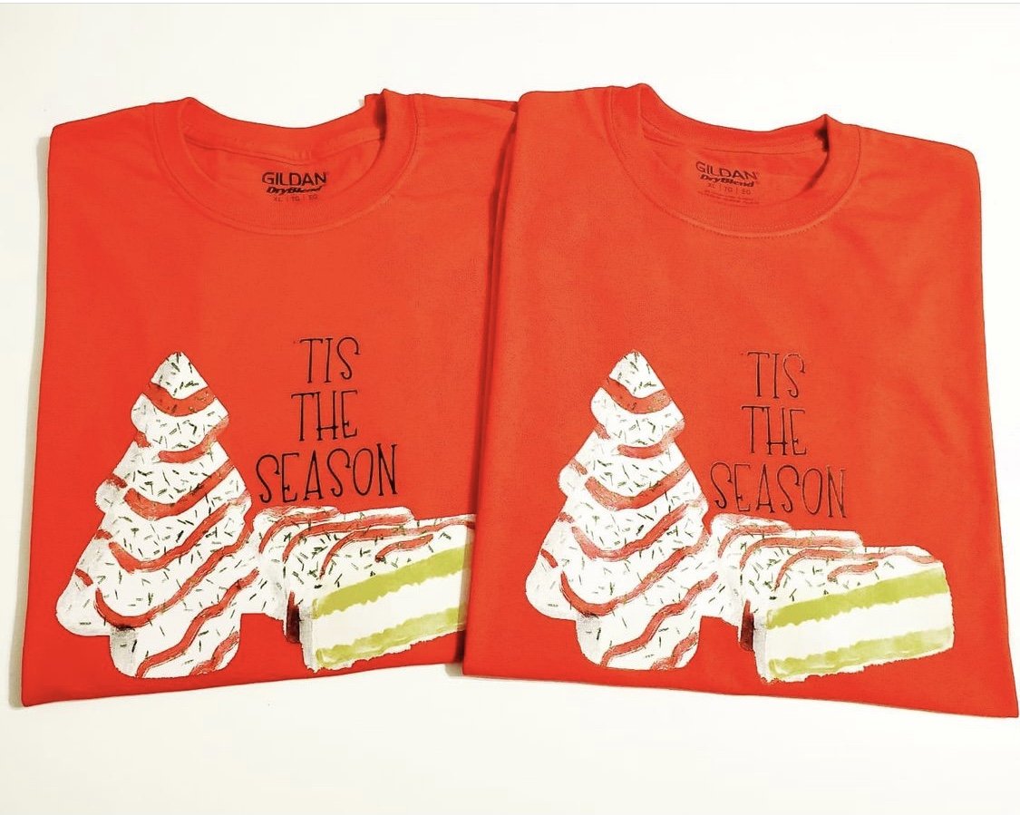 Tis the Season Christmas Tree Cakes T-Shirt