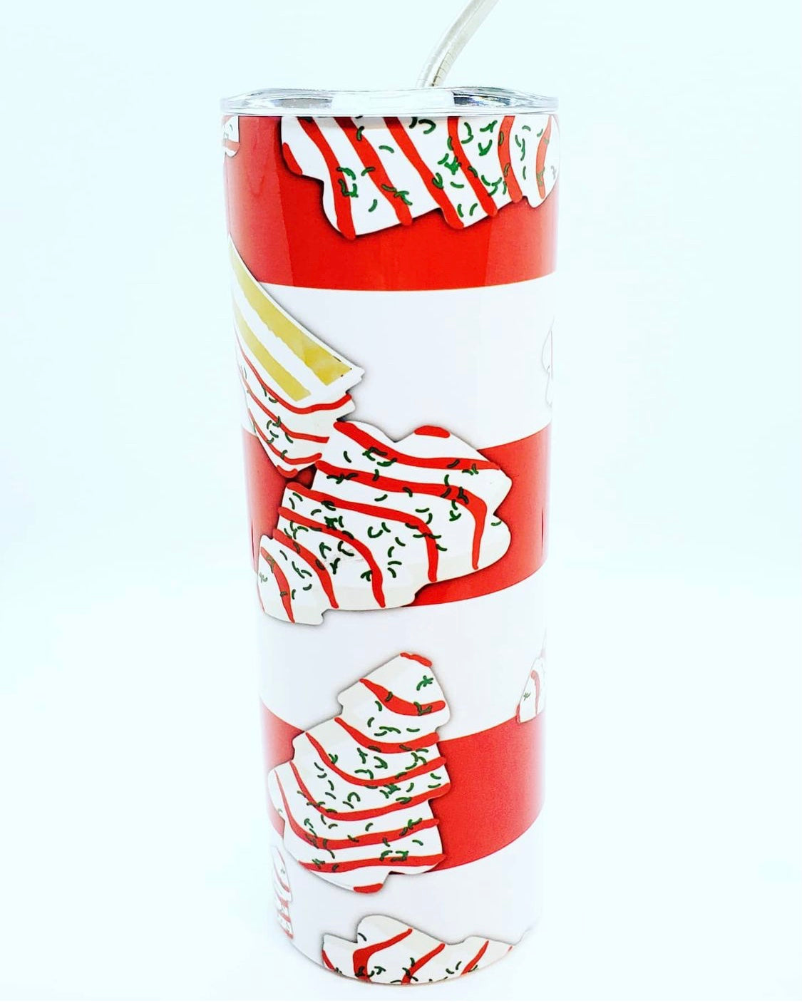 Christmas Tree Cakes Skinny Tumbler