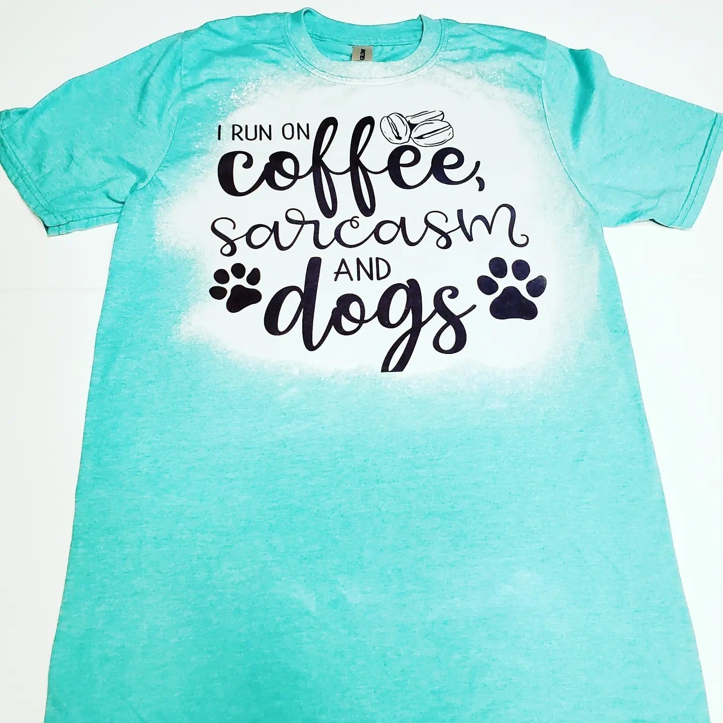 "I run on coffee, sarcasm, and dogs" T Shirt