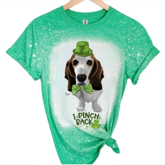 "I pinch back" Benny Watercolor St. Patrick's Day T Shirt